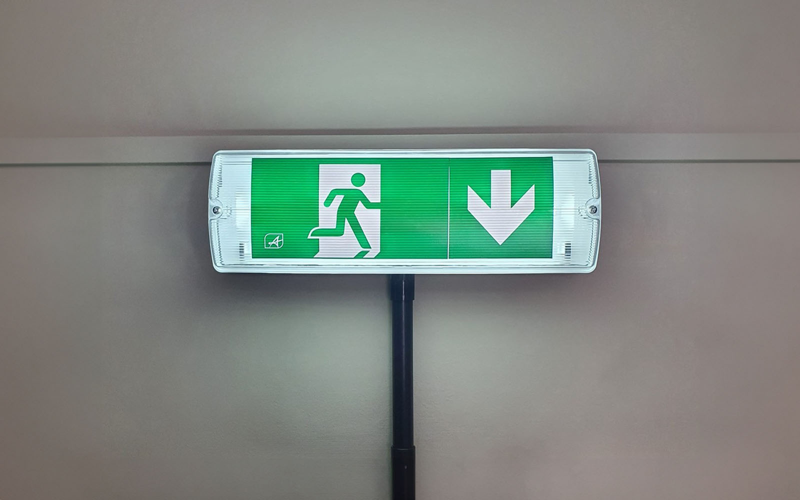 Fire exit light display